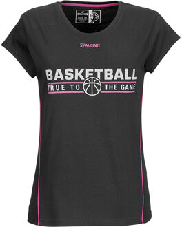 Dames Basketbal T-shirt 4her groen/zwart maat XL