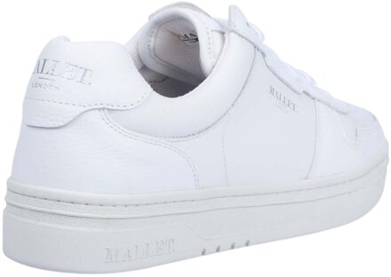 Dames Bentham Leder Court Sneakers (Wit) - maat EU 37 / UK 4