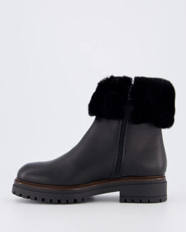 Dames biker booty fake fur Zwart - 39