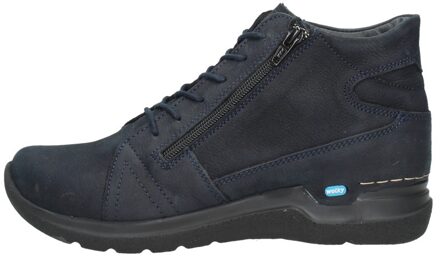 Dames - blauw donker - sneaker - sportief - maat 37