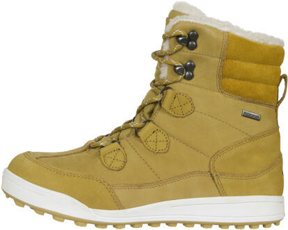 Dames Bontlaarzen met Lamswollen Winterlaarzen Bruin - EU 36