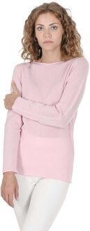 Dames Boothals Trui Coe 0025 Licht Roze Lichtroze