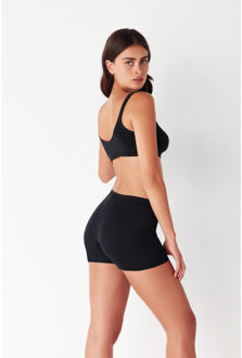 Dames boxershort katoen 2-pack Zwart - XXXL