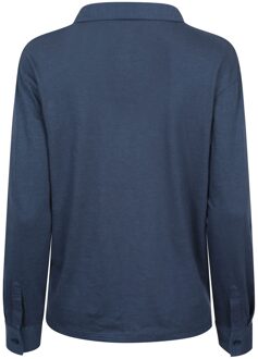 Dames Brae Relaxed Fit Polo Shirt (Navy) - maat EU 36 / UK 8