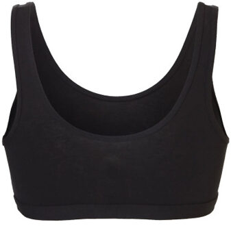 Dames bralette bi-elastisch katoen Zwart - S
