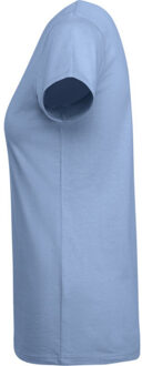 Dames breda t-shirt met korte mouwen - maat XXL Blauw