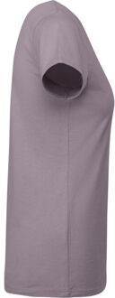 Dames breda t-shirt met korte mouwen Paars - L