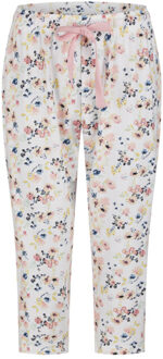 Dames capri pyjama set roze driekwart - M