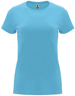 Dames capri t-shirt Blauw - L