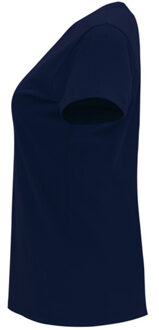 Dames capri t-shirt Blauw - XXL
