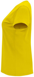 Dames capri t-shirt Geel - L