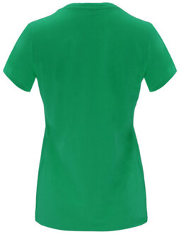 Dames capri t-shirt Groen - XL