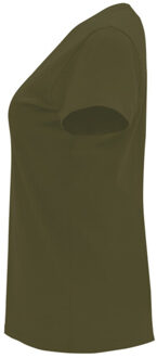 Dames capri t-shirt Groen - XXL