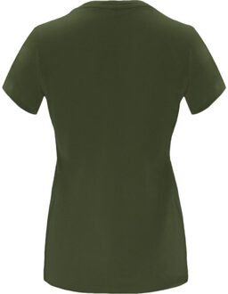 Dames capri t-shirt met korte mouwen Groen