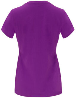 Dames capri t-shirt Paars - XL