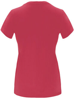 Dames capri t-shirt Rood - M