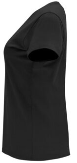 Dames capri t-shirt Zwart - S