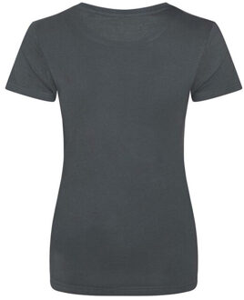 Dames cascades organic t-shirt Grijs - L