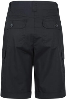Dames Coast Stretch Cargo Shorts (Zwart) - EU 48 / UK 20