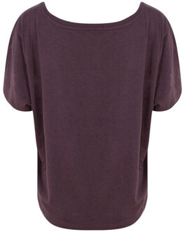 Dames daintree ecoviscose oversized t-shirt Paars - XL