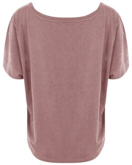 Dames daintree ecoviscose oversized t-shirt Roze - XL