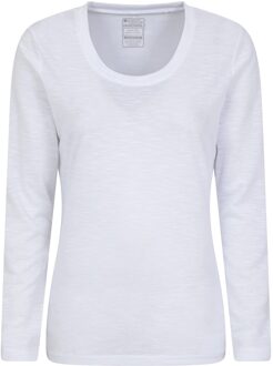 Dames/Dames Agra Slub Top met lange mouwen (Wit) - EU 44 / UK 16