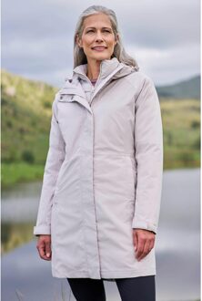 Dames/Dames Alaska Lange 3 in 1 Jas (Licht Beige) - maat EU 42 / UK 14