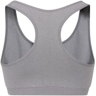 Dames/Dames Anti-Chafe Naadloze Sportbeha (Houtskool) - maat