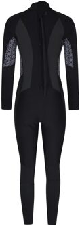 Dames/Dames Bedrukt Volledig Wetsuit (Zwart) - UK 12-14 (Womens)