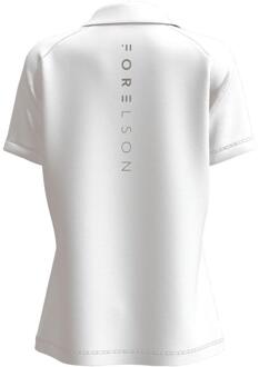 Dames/Dames Blockley Zip Neck Poloshirt (Wit) - XL