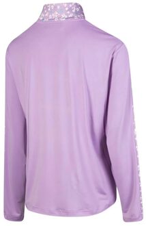 Dames/Dames Bloemen Base Layer Top (Paars)