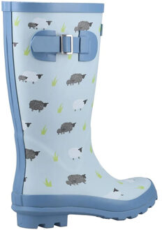 Dames/Dames Boerenschaap Wellington Boots (Blauw) - maat