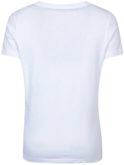 Dames/Dames Bournemouth Landschap T-Shirt (Wit) - maat EU 48 / UK 20