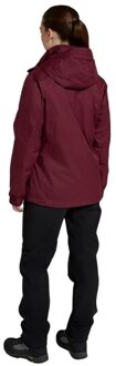 Dames/Dames Bracken Extreme 3 in 1 Waterdichte Jas (Bourgondië) - maat EU 40 / UK 12 Bourgogne