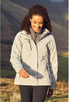 Dames/Dames Bracken Melange 3 in 1 Jas (Wit) - EU 44 / UK 16