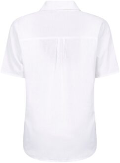 Dames/Dames Breeze II Linnen Shirt Met Korte Mouwen (Wit) - EU 40 / UK 12