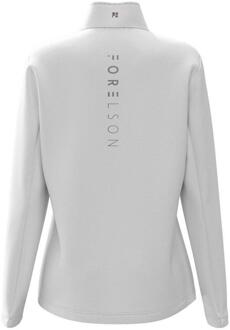 Dames/Dames Broadway Quarter Zip Golf Base Layer Top (Wit) - M