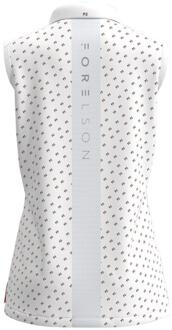 Dames/Dames Buckland Patroon Poloshirt (Wit) - maat M