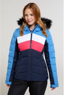 Dames/Dames Cascade Gewatteerde Ski jas (Blauw)