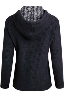 Dames/Dames Chicoa Macaroni Full Zip Hoodie (Marine) Navy