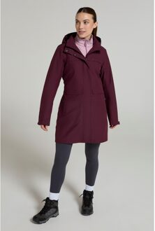 Dames/Dames Cloudburst Textured Waterdichte Jas (Bourgondië) - maat EU 40 / UK 12 Bourgogne