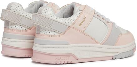 Dames/Dames Compton Leren Trainers (Wit)