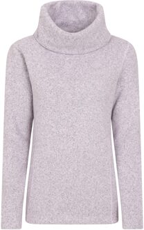 Dames/Dames Cowl Neck Fleece Top (Lila) - maat EU 36 / UK 8