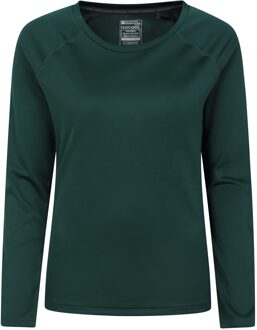 Dames/Dames Endurance Top met lange mouwen (Donkergroen) - maat