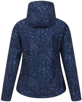 Dames/Dames Exodus Abstract Waterafstotend Soft Shell Jasje (Donkerblauw)