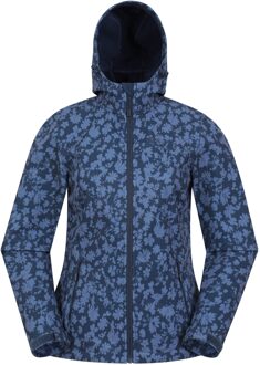 Dames/Dames Exodus bedrukt waterafstotend softshell jack (Donkerblauw) - EU 52 / UK 24