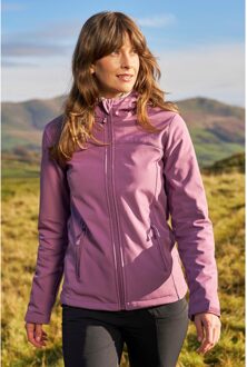 Dames/Dames Exodus waterafstotend softshell jack (Donker paars)