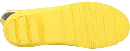 Dames/Dames Farmyard Chicken Mid Calf Wellington Boots (Marine / geel) Navy - EU 37 / UK 4