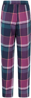 Dames/Dames Flanellen Lounge Broek (Donkerpaars)