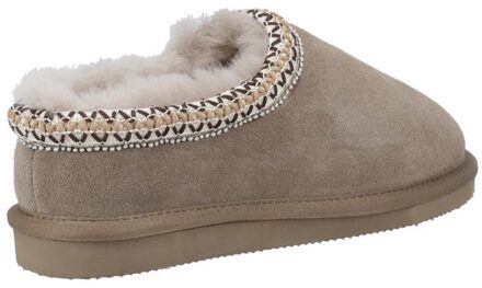 Dames/Dames Foxmoor Suède Pantoffels (Taupe) - EU 38 / UK 5